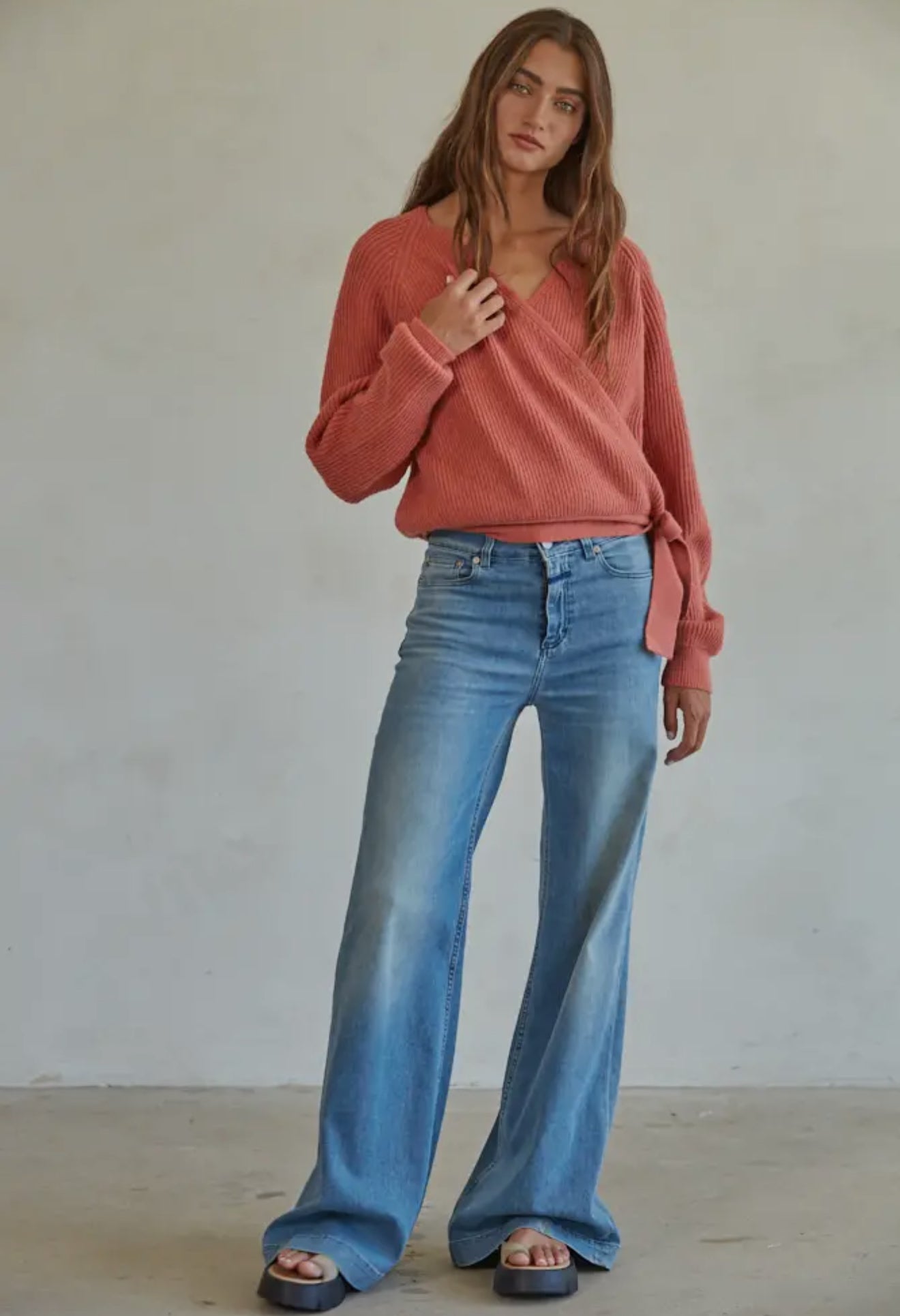 Tie Knit Sweater