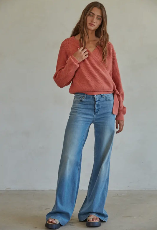 Tie Knit Sweater