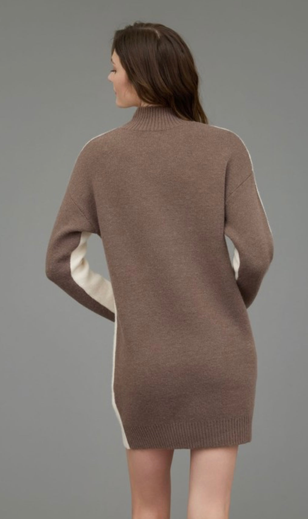 Colorblock Sweater Dress