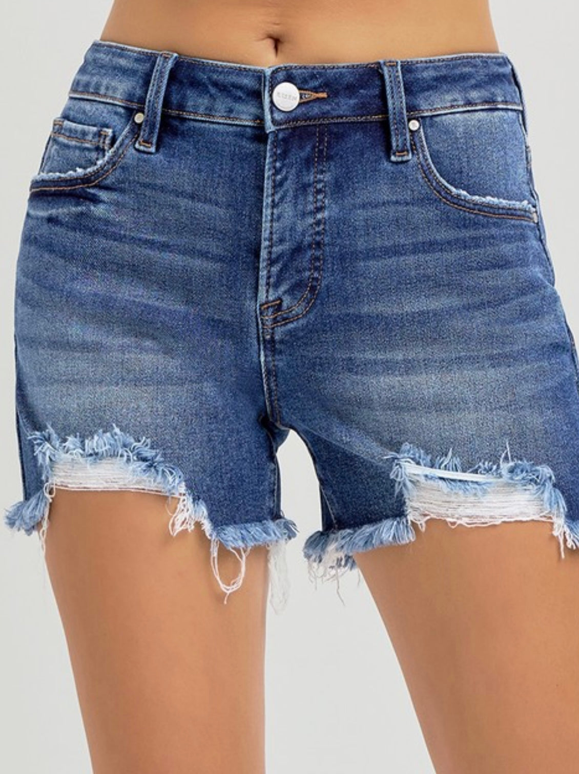 Tummy Control Mid Rise Shorts