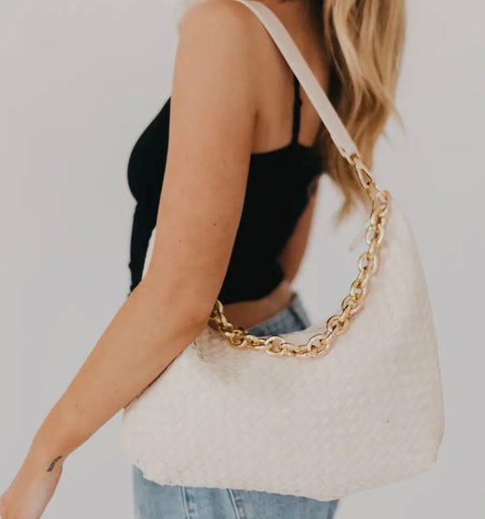 Sienna Slouchy Woven Shoulder Bag