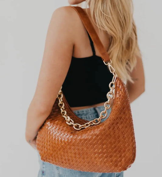 Sienna Slouchy Woven Shoulder Bag
