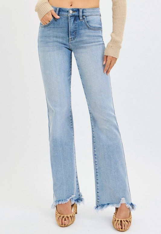 Tummy Control Mid Rise Flare