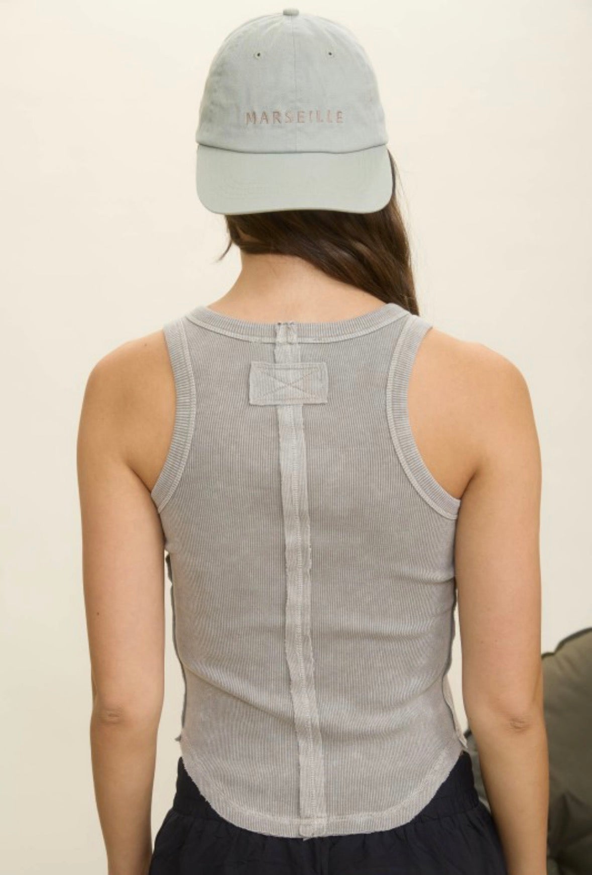 Raw Edge Knit Tank (2 Colors)