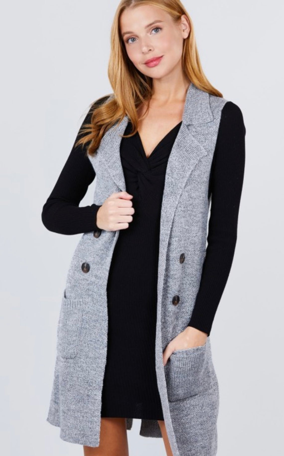 Sleeveless Sweater Vest