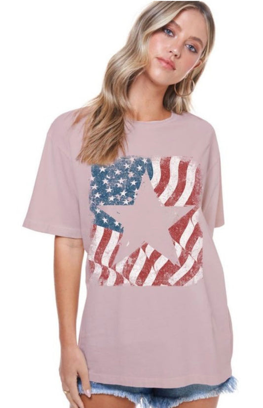 American Flag Tee