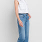 High Rise Slim Wide Leg Jeans