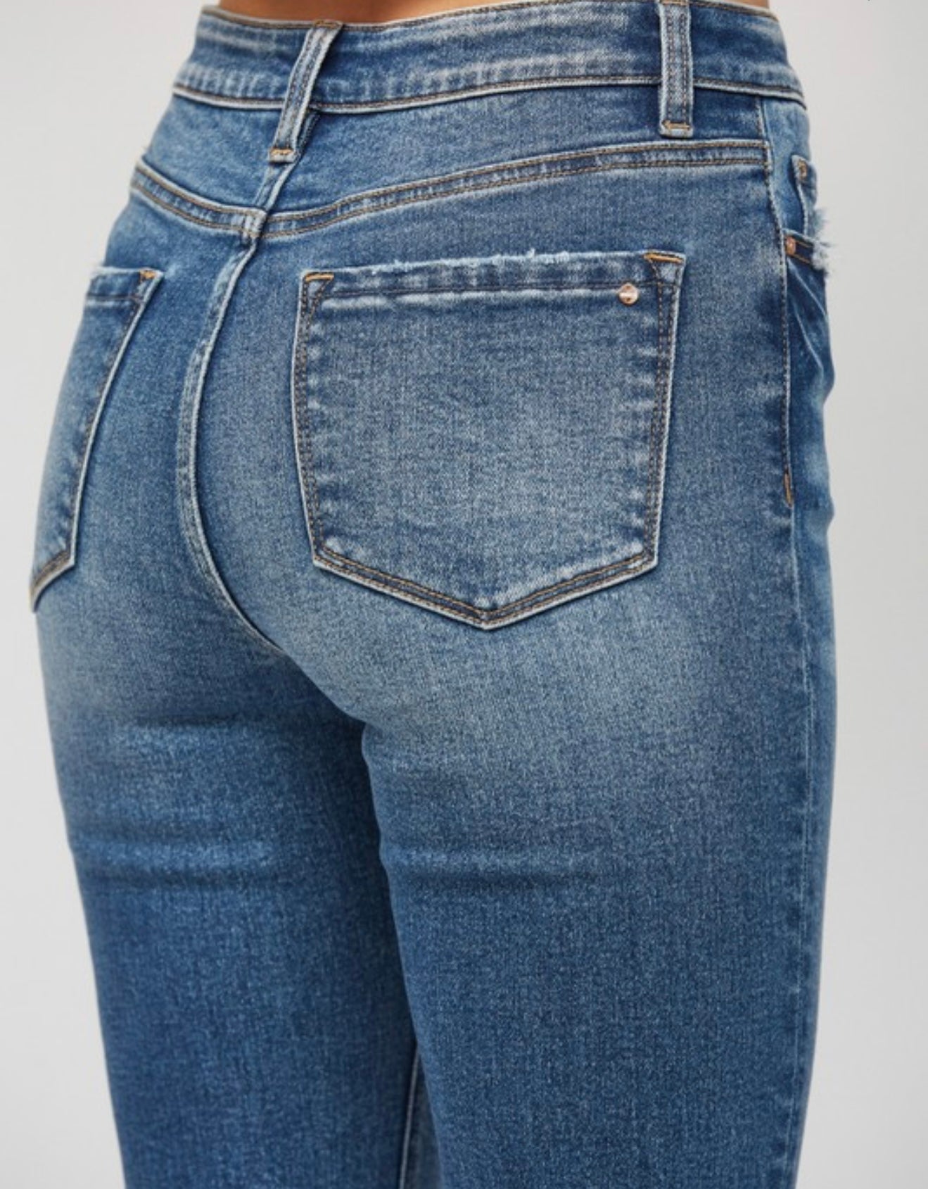 High Rise Straight Leg Jeans