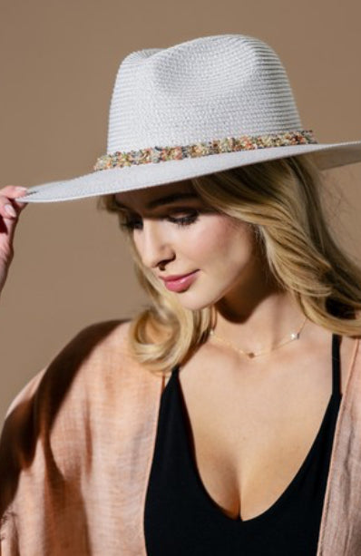 Confetti Chain Straw Hat