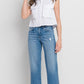 High Rise Slim Wide Leg Jeans