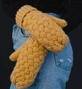 Cable Knit Mittens 4 Colors
