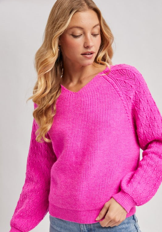 Ribbed Knit Sweater