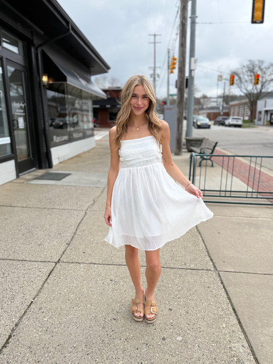 Spaghetti Strap Mini Dress
