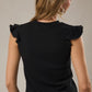 Ruffle Short Sleeve Top