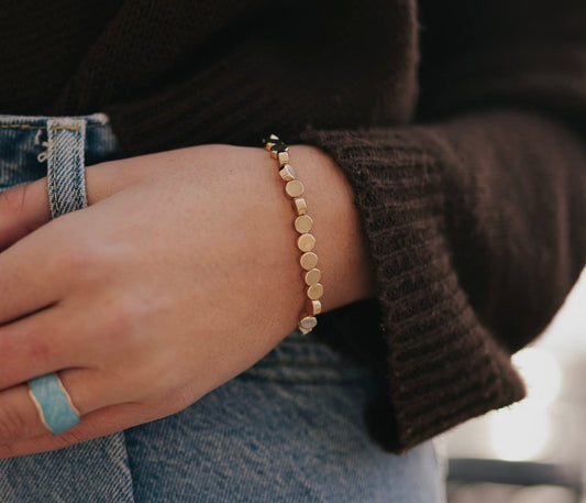 Coin Stretch Bracelet