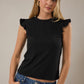 Ruffle Short Sleeve Top