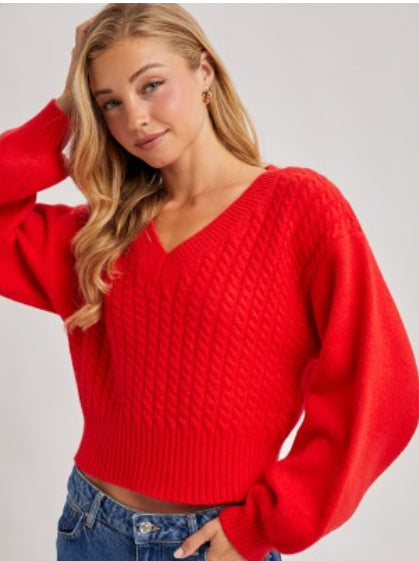 Ruby Cable Knit Sweater