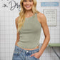 Raw Edge Knit Tank (2 Colors)