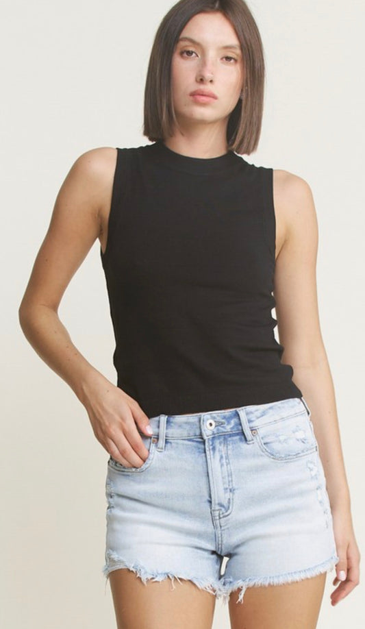 Cloudy High Rise Jean Shorts