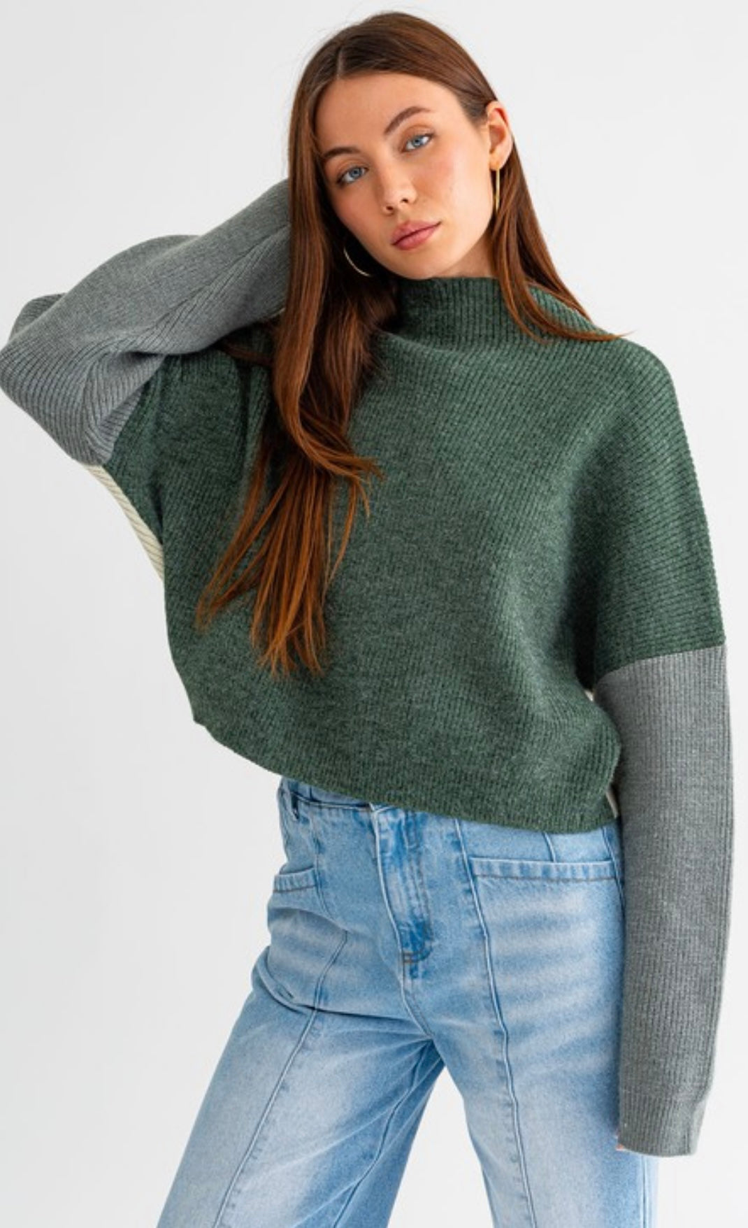 Drop Sleeve Sweater 2 Colors