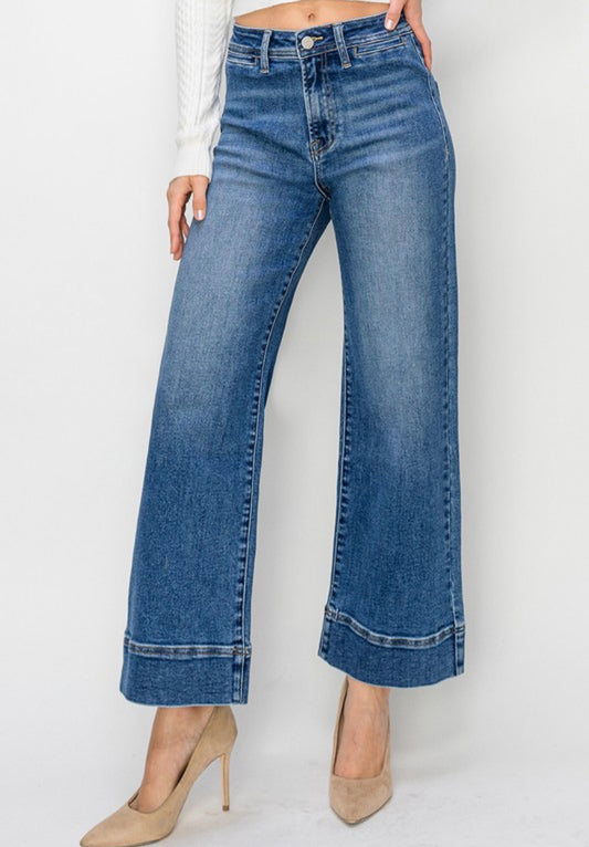 High Rise Cropped Jeans