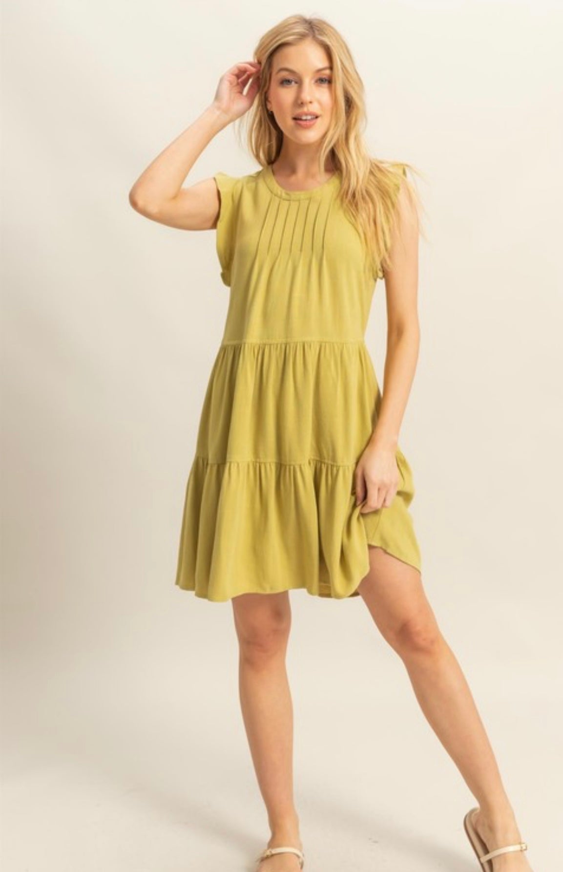 Flutter Sleeve Dress