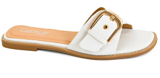 Corkys Pick Me Up Ivory Sandal