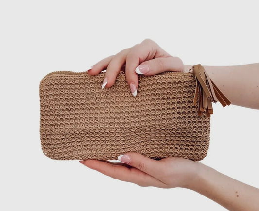Rome Raffia wristlet 3 colors