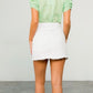 Lime Ruched Sleeve Top