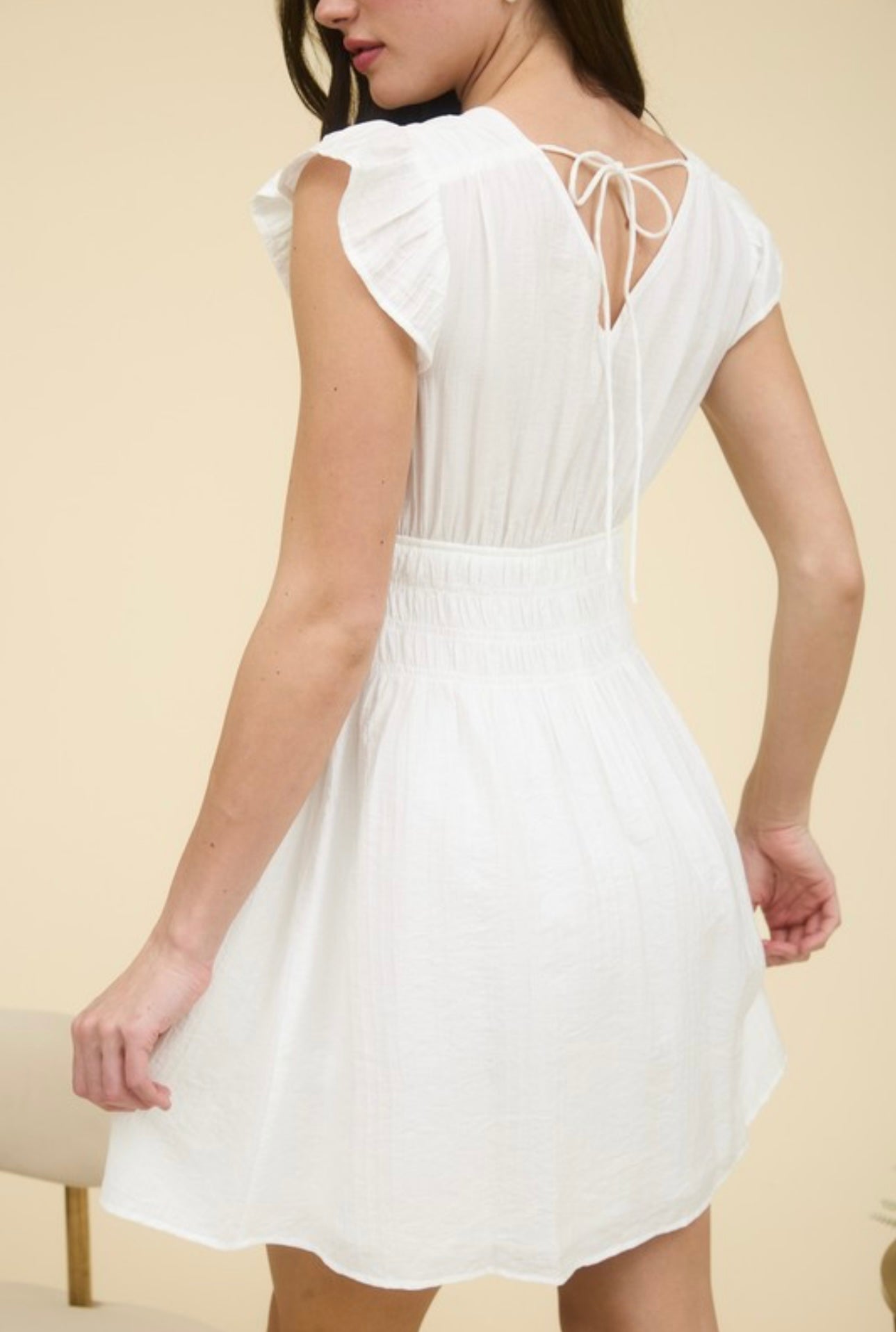 White Mini Dress