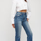 High Rise Straight Leg Jeans