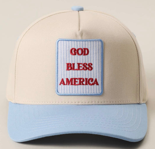 God Bless America Trucker Hat