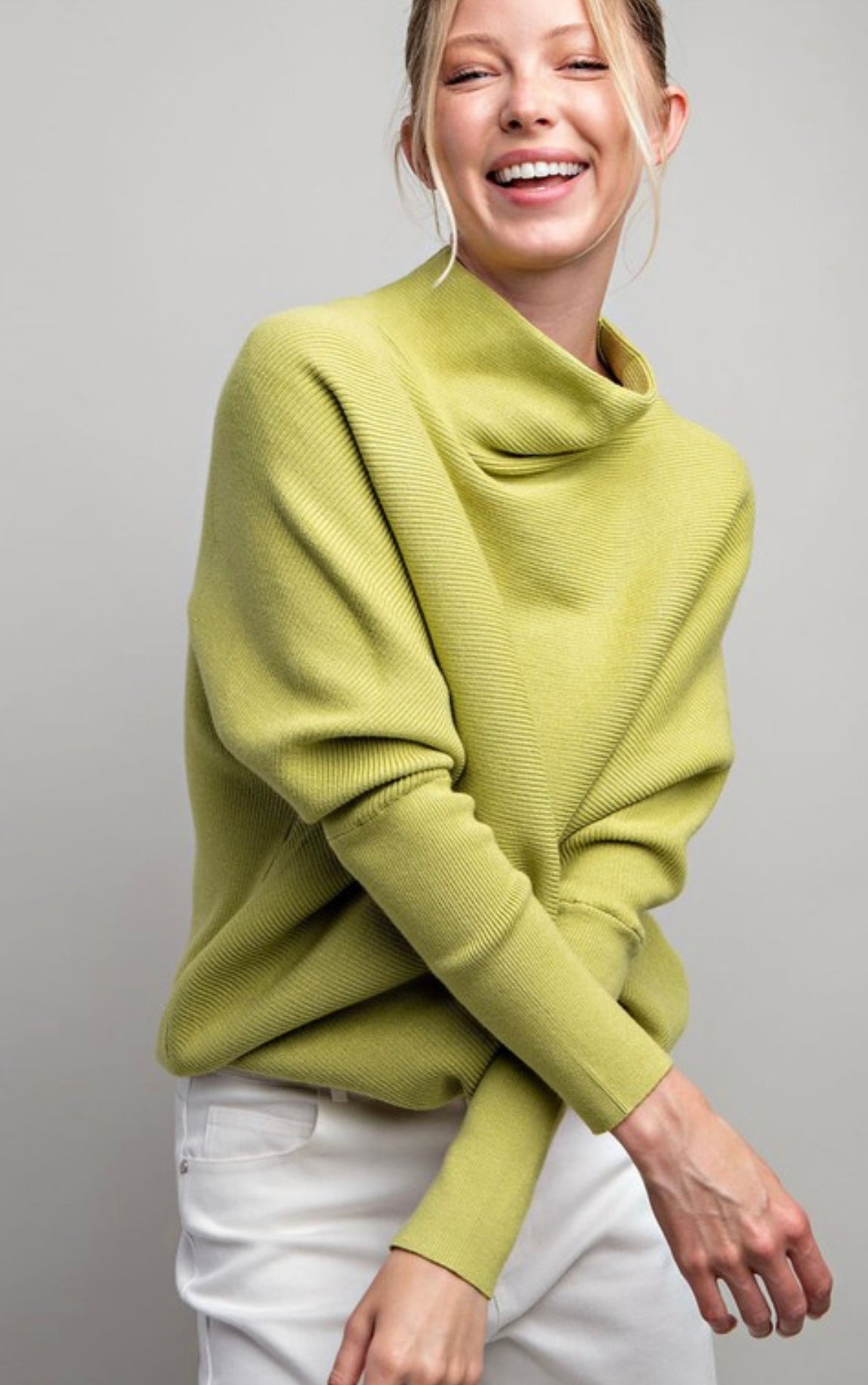 Loose Fit Turtle Neck Sweater