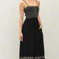 Embroidered Maxi Dress Two Colors