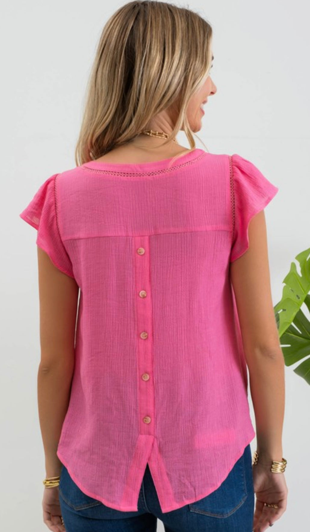 Tulip Sleeve Blouse 2 Colors