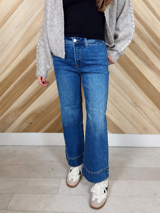 High Rise Cropped Jeans