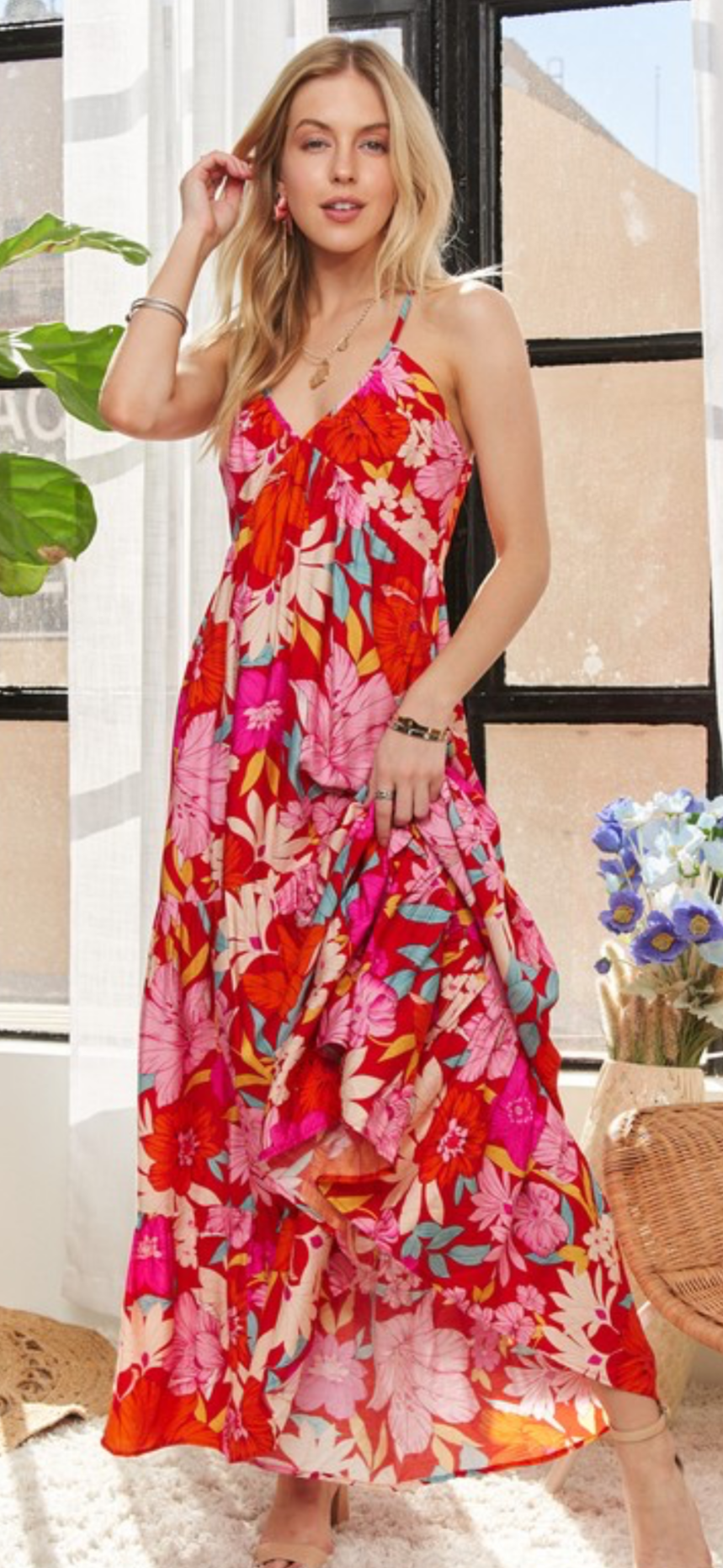 Tropical Maxi Dress