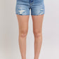 High Rise Distressed Shorts