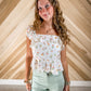 Tie Back Ruffle Top