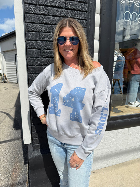 Number 14 Lions Crewneck
