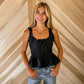 Shirred Waist Tank