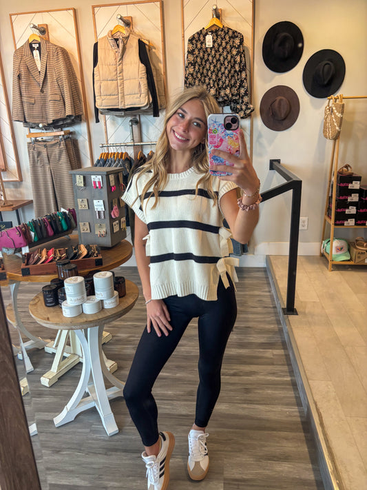 Side Tie Sweater