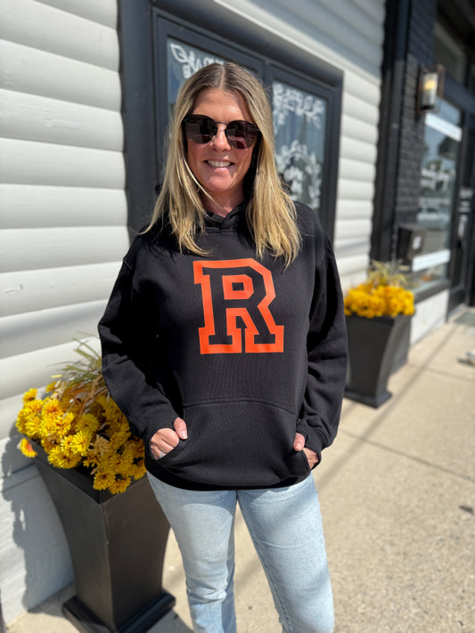 Black Rockford R Hoodie