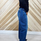 Mid Rise Ankle Barrel Jeans