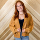 Mineral Wash Balloon Sleeve Cardigan