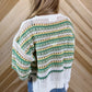 Open Knit Crochet Sweater