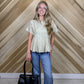 Polka Dot Button Up Blouse