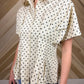 Polka Dot Button Up Blouse