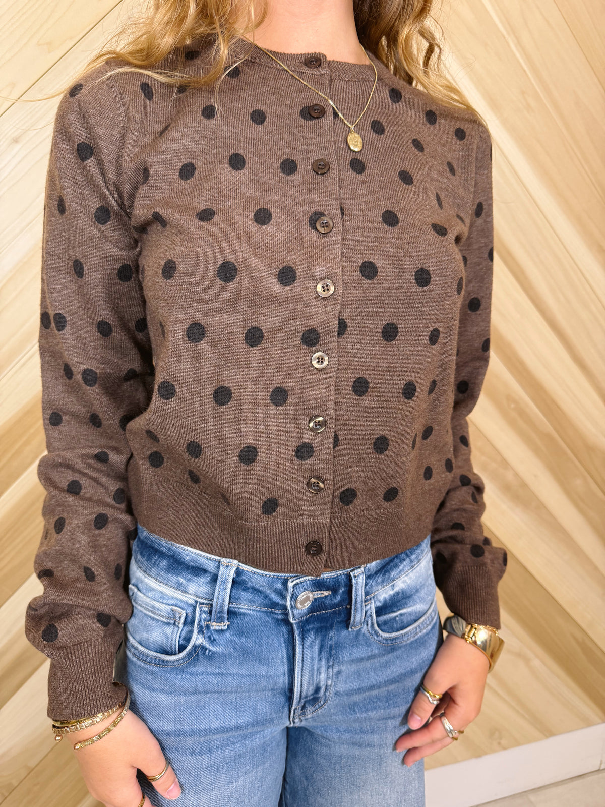 Polka Dot Cardigan