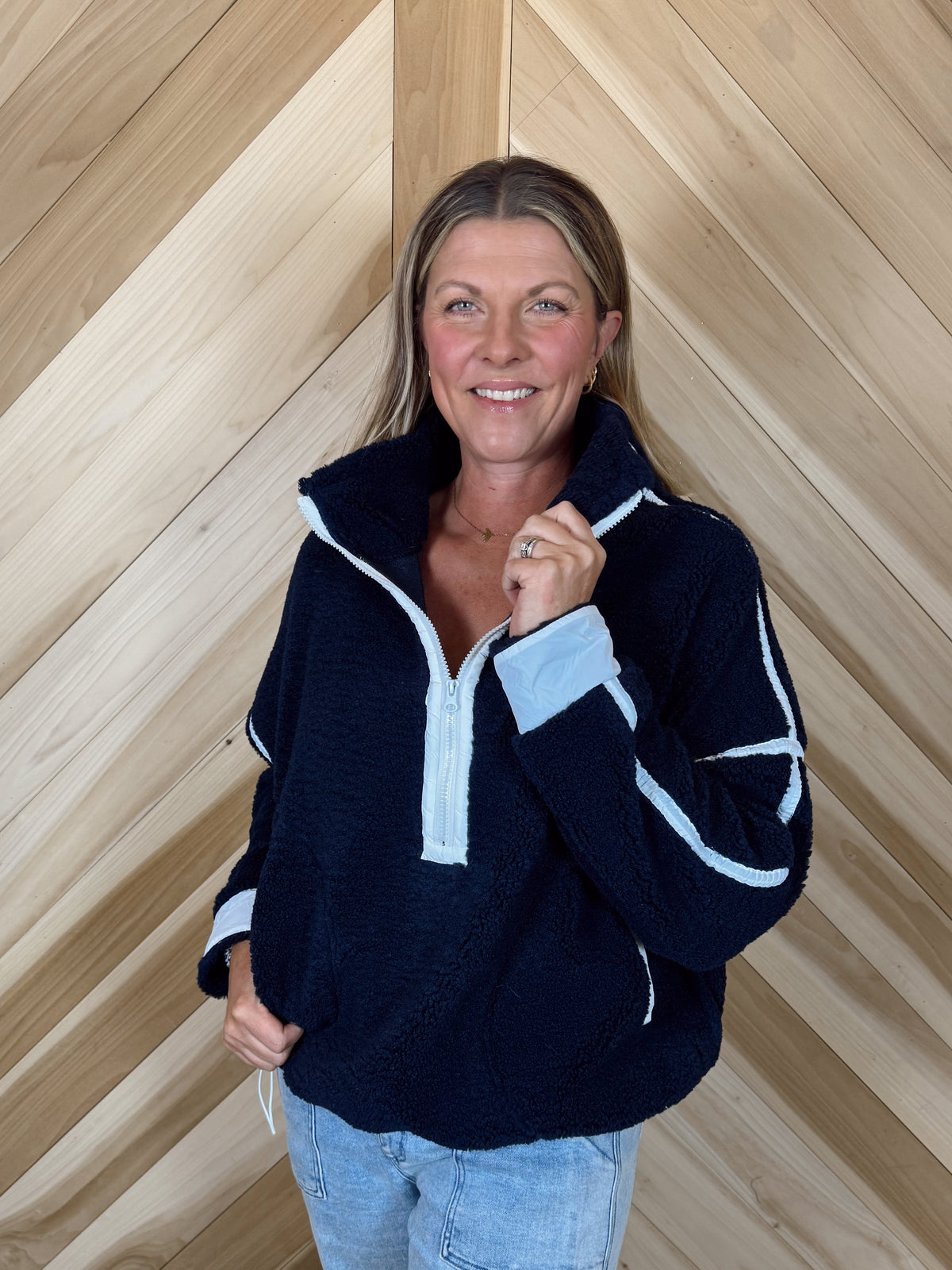 Quarter Zip Sherpa 3 Colors